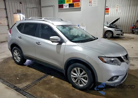 2016 Nissan Rogue S из США, поврежденный, VIN KNMAT2MV8GP647535